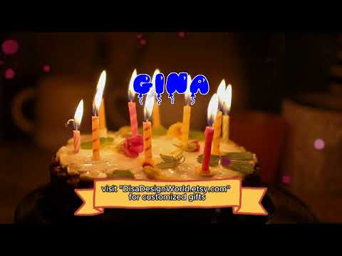 Happy Birthday GINA   Happy Birthday Song   Birthday Wishes   Birthday Party