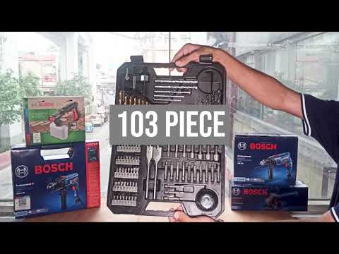 Bosch Premium 103pcs Mixed Accessory Set and Titanium Drill Bits