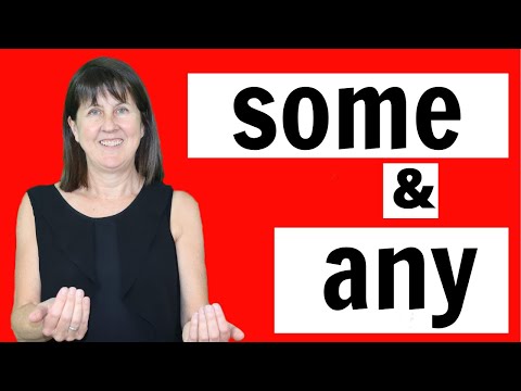How to use SOME & ANY |. English grammar lesson