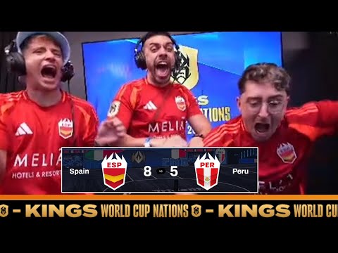 DjMaRiiO REACTS TO SPAIN 8-5 PERU | KINGS LEAGUE WORLD CUP