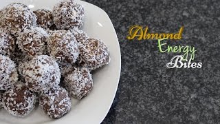 Almond Energy Bites | VEGAN &amp; GLUTEN FREE!