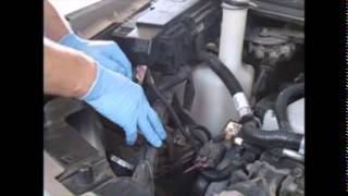 2005 uplander battery replacement and diag for charging system alternator test