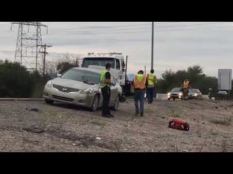 Crash on I-19 near Irvington Rd. sends 2 to hospital