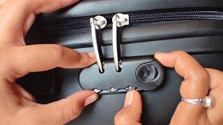 American Tourister Bag Lock Code Forgot || How To Easy Unlock Forgotten Suitcase Lock Password