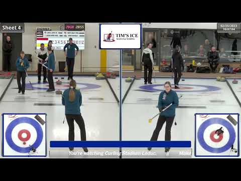 Marla Sherrer vs. Warren Cross - Draw 10 - Curling Alberta Mixed Provincial Championship