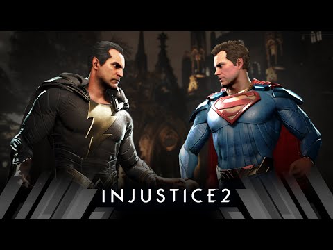 Injustice 2 - Black Adam Vs Superman (Very Hard)