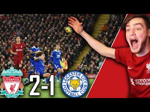 FAES WITH A PHENOMENAL BRACE! 😂 | LIVERPOOL 2-1 LEICESTER - Liverpool Fan Match Reactions
