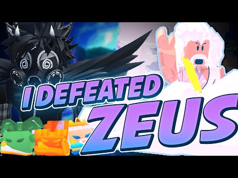 I Defeated Zeus and hatched the new pets In Greek World Arm wrestling simulator•