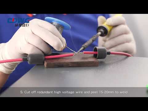 Installation and adjustment of cdwg co2 laser tube