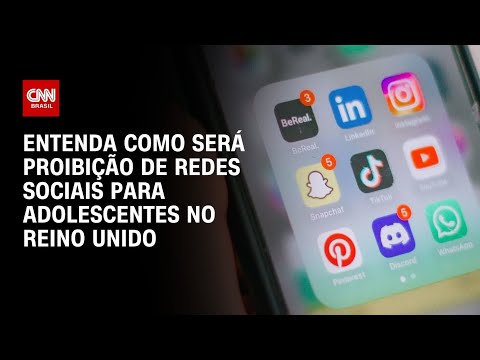 Reino Unido anuncia proibição de redes sociais para menores de 16 anos; entenda | CNN PRIME TIME