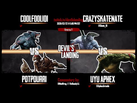 Devil's Landing Week 31 - CoolFool1O1 vs Potpourri / CrazySkateNate vs UYU Aphex