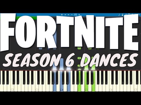 New Fortnite Dances On Piano Compilation Piano Tutorial Smotret - new fortnite dances on piano piano tutorial season 6