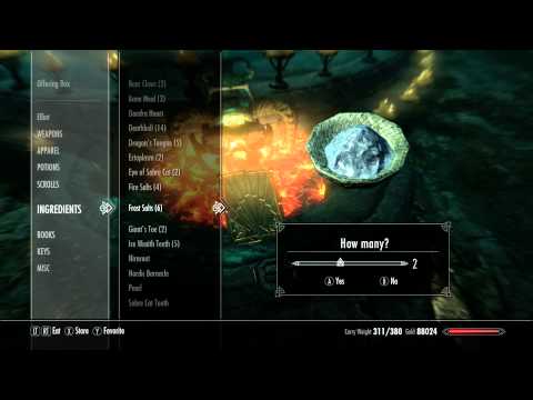 Skyrim - Atronach Forge Tutorials - Spell Tome: Conjure Frost Atronach