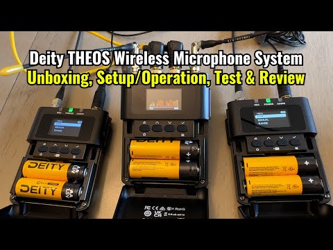 Deity Theos Wireless Microphone Kit - Unboxing, Setup, Operation, Test & Review!