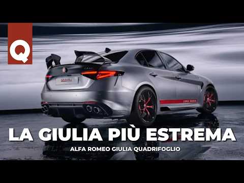The most EXTREME and EXCLUSIVE GIULIA ever: ALFA ROMEO GIULIA QUADRIFOGLIO meets LUNA ROSSA