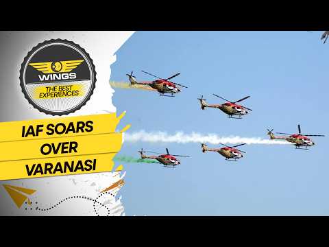 Indian Air Force Hosts Aerial Display at Varanasi's Namo Ghat