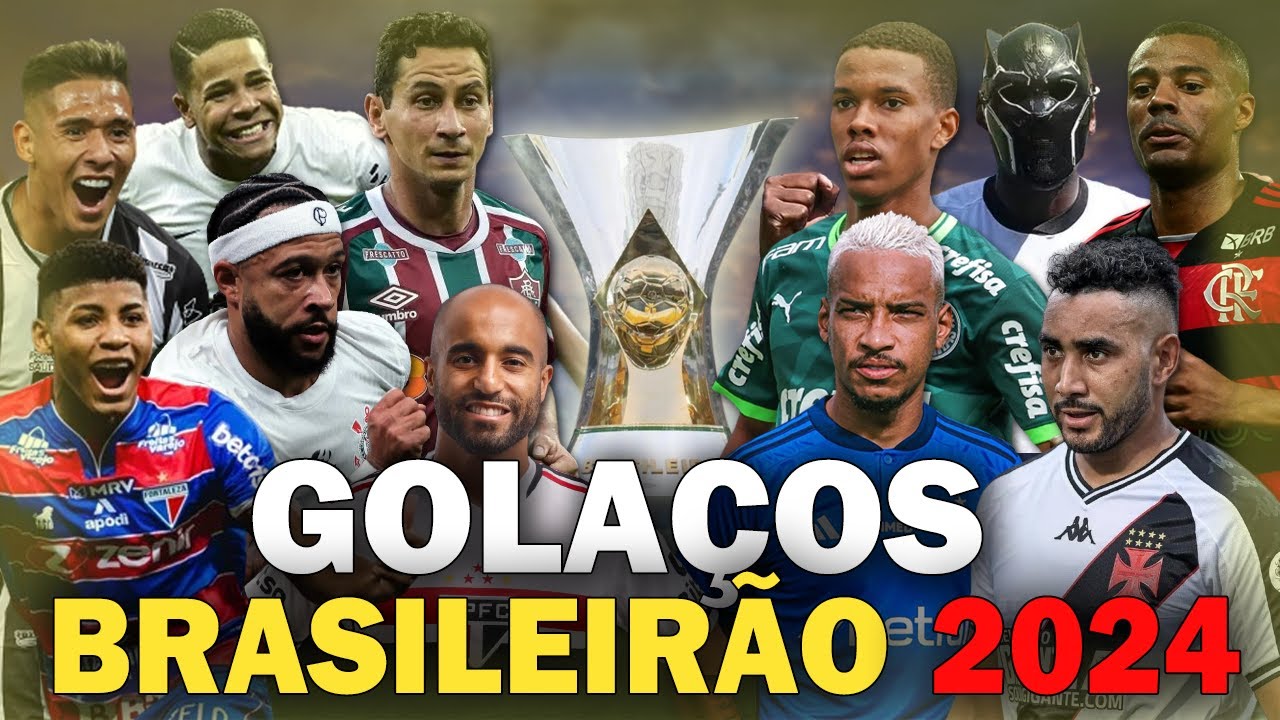 Os 50 GOLAÇOS mais INCRÍVEIS do BRASILEIRÃO em 2024