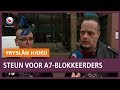 REPO: Steun voor A7-blokkeerders bij rechtbank in Leeuwarden
