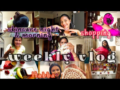 Random weekly vlog|skin care| shopping haul saree dresses| Sankranti habba special vlog| ಕನ್ನಡ ❤️