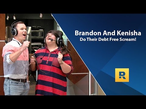 Brandon And Kenisha Do Their Debt Free Scream!
