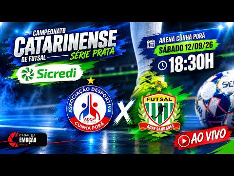 AO VIVO / ADCP x ADAF - Catarinense de Futsal Série Prata 2026