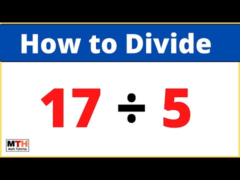 17 divided by 5 (long division) || 17÷5, value of 17/5