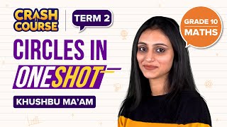 Circles in One-Shot (Class 10 Maths Chapter 10) | CBSE (Term-2) Crash Course | Khushbu Ma'am