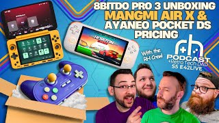 Mangmi Air X Price, AYANEO Pocket DS IGG & 8bitdo Pro 3 Unboxed!