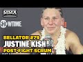 Justine Kish Reacts To Upset Win Over Ilima-Lei Macfarlane | Bellator 279 | MMA Fighting
