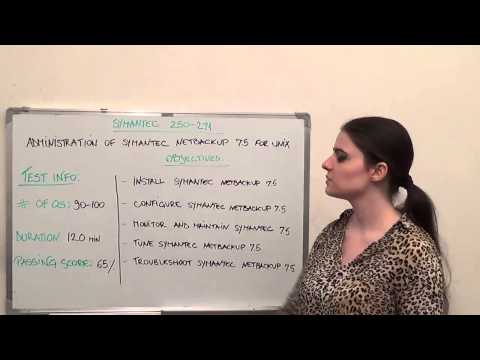 250-271 - Administration of Symantec Exam NetBackup Test 7.5 Questions