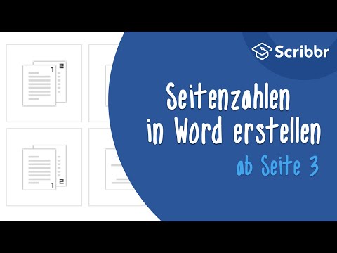 Seitenzahlen in Word ab Seite 3 erstellen – in 2 Minuten | Scribbr 🎓