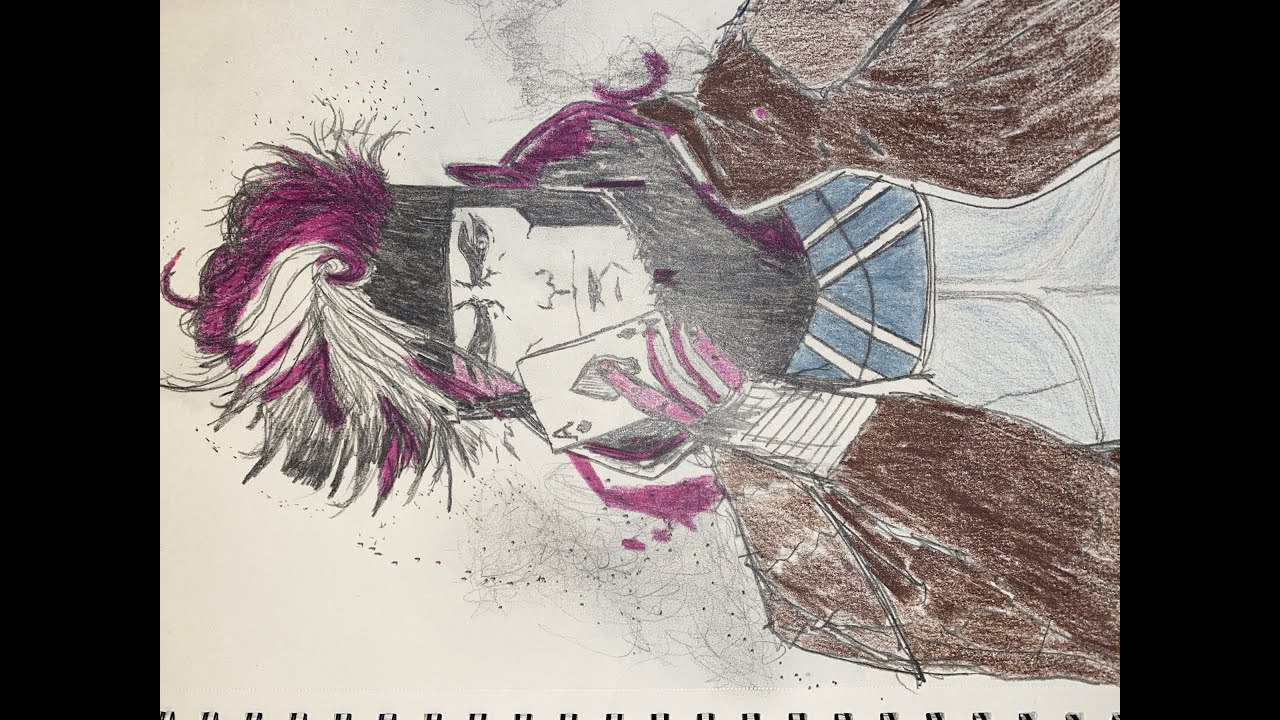 DRAWING GAMBIT OF X-MEN MARVEL