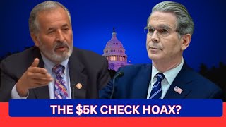 Scott Bessent CRUMBLES Justifying Trump's $5,000 Check Promise