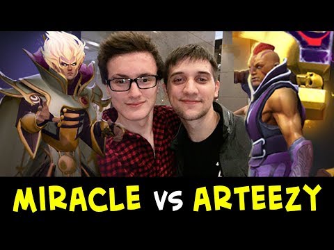 Miracle INVOKER vs Arteezy ANTI-MAGE — magic vs purity of will