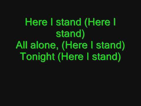 Madina Lake-Here I stand lyrics