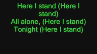 Madina Lake-Here I stand lyrics