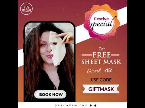 Festive Offers on Salon services | Yes Madam | Safest At-home Treatments