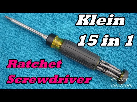 Klein 15 in 1 Ratcheting Screwdriver New from Klein 32305