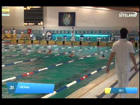 Serie 6 dei 100 Rana  Assoluti Maschi Master - Campionati Regionali Masters 2014 di Veneto e Friuli