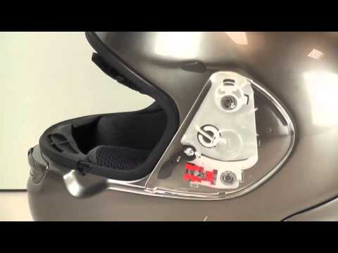 How to remove my Arai Visor?