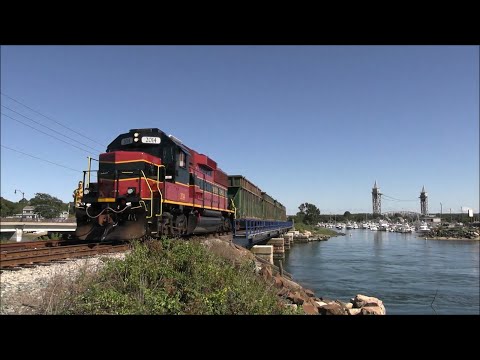 New Mass Coastal 2014 enters freight service and meets FL9 excursion train - 9/2023