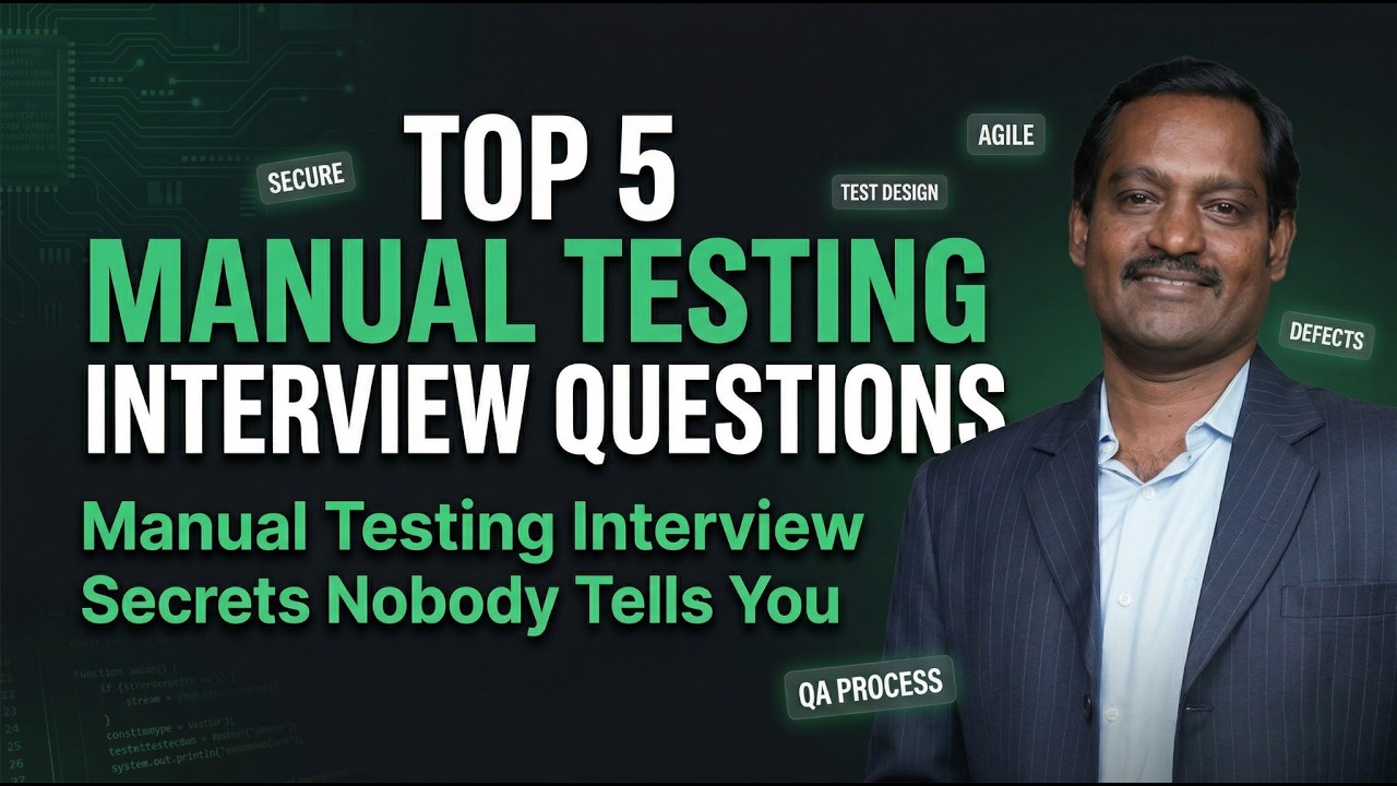 Top 5 Manual Testing Interview Questions That Clear Your First Round