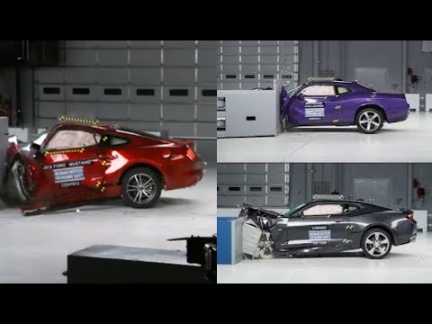 Battle of Safety: Crash Test Results for Ford Mustang, Dodge Challenger, and Chevrolet Camaro ❌✅✅