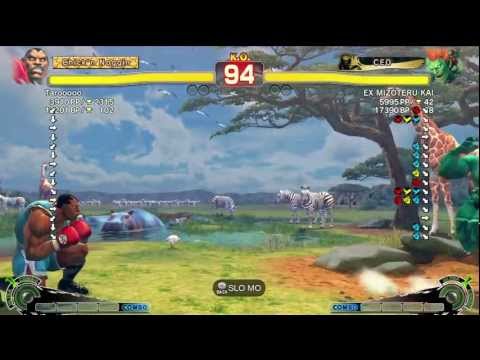 Tarooooo (Boxer) vs Mizoteru (Blanka) - AE 2012 Match *720p*