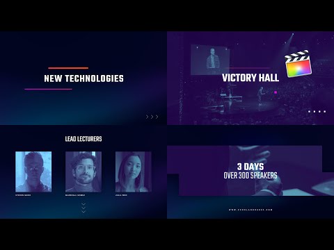 Conference Ad Modular Template for Apple Motion & FCPX - MotionVFX