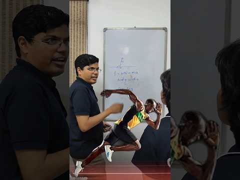 Usain Bolt Beats Gravity 😱 With a TWIST 🤯| Concept of Friction #shorts #esaral #science #physics