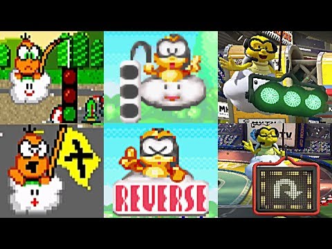 Evolution Of Lakitu In Mario Kart (Start Race, Rescue, Wrong Way, Final Lap & Finish) 1992-2025