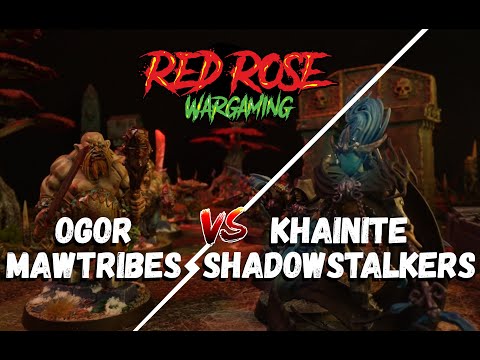 WARCRY Battle Report - KHAINITE SHADOWSTALKERS vs OGOR MAWTRIBES
