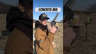 Can a bag of concrete stop a bullet?