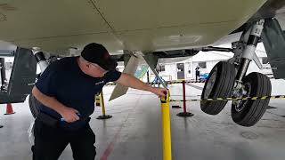 Bombardier Global 7500 Business Jet Gear Swing Close-up